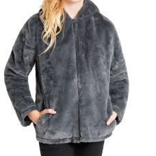 FFX124: Girls Soft Fluffy Jacket ( 7-14 Years)